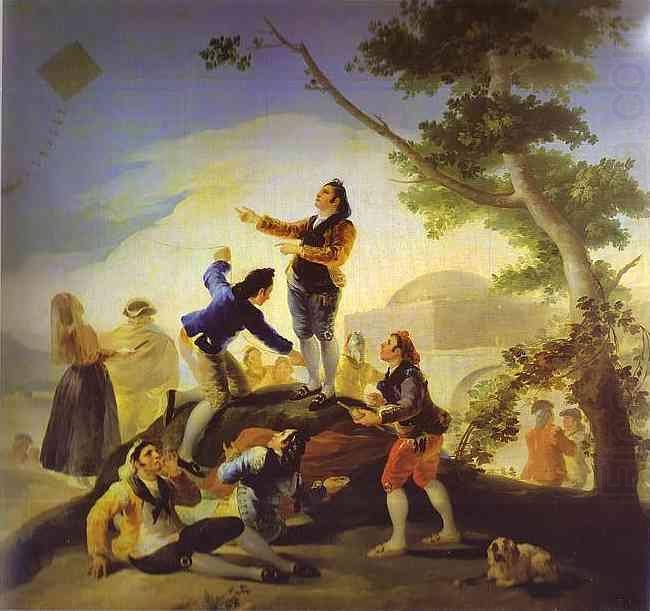 Francisco Jose de Goya La cometa(Kite) china oil painting image